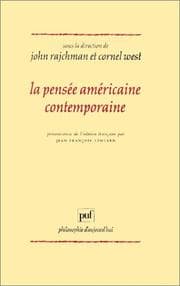 Tapa de La pensée américaine contemporaine