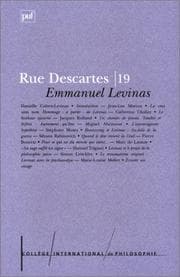 Tapa de Emmanuel Levinas