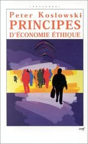 Tapa de Principes d'économie éthique