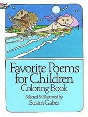 Tapa de Favorite Poems for Children Coloring Book