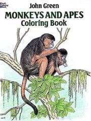 Tapa de Monkeys and Apes Coloring Book