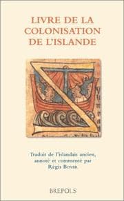 Tapa de Livre de la colonisation de l'Islande
