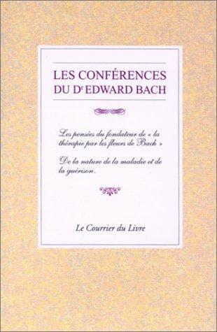 Tapa de Les Conférences du Dr Edward Bach