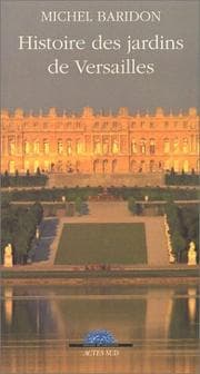 Tapa de Histoire des jardins de Versailles