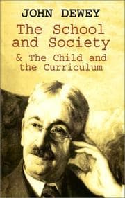 Tapa de The school and society