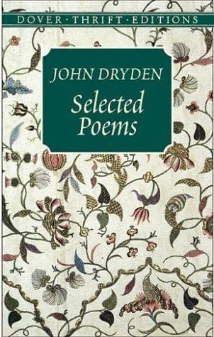 Tapa de Selected poems