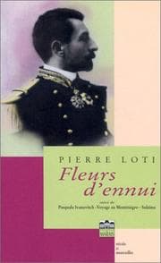 Tapa de Fleurs d'ennui, suivi de "Pasquala Ivanovitch, voyage au Monténégro, Suleïma"