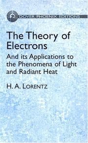Tapa de The theory of electrons and its applications to the phenomena of light and radiant heat