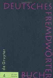 Tapa de Deutsches Fremdworterbuch