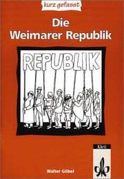 Tapa de Die Weimarer Republik