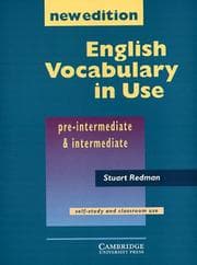 Tapa de English Vocabulary in Use. Pre- Intermediate and Intermediate