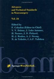 Tapa de Advances and Technical Standards in Neurosurgery