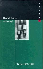 Tapa de Achtung! Texte 1969-1994