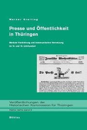 Tapa de Presse und Öffentlichkeit in Thüringen im 18. und 19. Jahrhundert