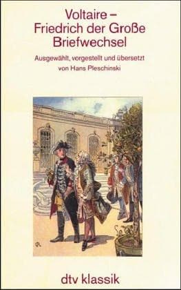 Tapa de Briefwechsel Voltaire / Friedrich der Große.