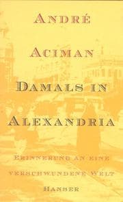 Tapa de Damals in Alexandria. Erinnerung an eine verschwundene Welt
