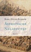 Tapa de Ästhetische Negativität. Zum Problem des literarischen und philosophischen Nihilismus