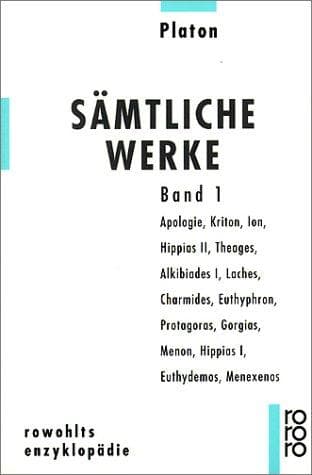 Tapa de Platon. Sämtliche Werke Bd. 1