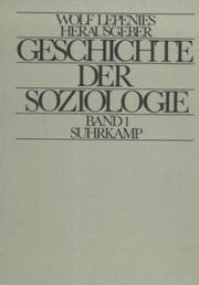 Tapa de Geschichte der Soziologie, 4 Bde