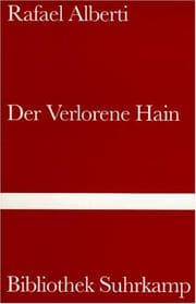Tapa de Der Verlorene Hain. Erinnerungen
