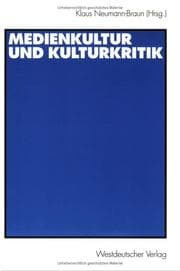 Tapa de Medienkultur und Kulturkritik
