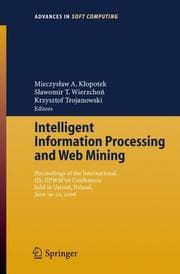 Tapa de Intelligent information processing and web mining