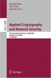 Tapa de Applied cryptography and network security