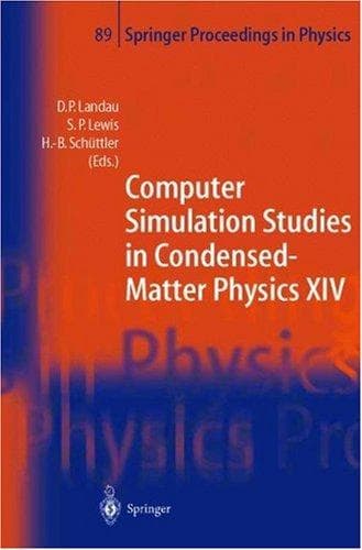 Tapa de Computer simulation studies in condensed-matter physics XIV