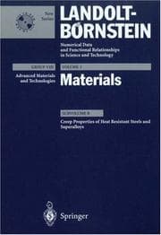 Tapa de Creep Properties of Heat Resistant Steels and Superalloys 2