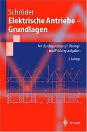 Tapa de Elektrische Antriebe - Grundlagen