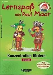 Tapa de Lernspaß mit Paul Maar, Konzentration fördern, 4. Klasse