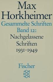 Tapa de Gesammelte Schriften XII