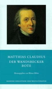 Tapa de Der Wandsbecker Bote