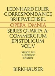 Tapa de Correspondance de Leonhard Euler avec A. C. Clairaut, J. d'Alembert et J. L. Lagrange