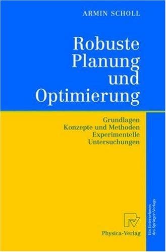 Tapa de Robuste Planung und Optimierung