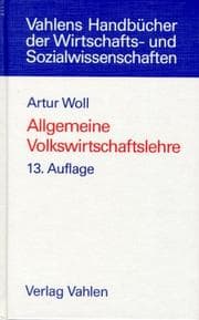 Tapa de Allgemeine Volkswirtschaftslehre