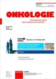 Tapa de Deutsche Und Osterreichische Gesellschaft Für Hamatologie Und Onkologie (Supplementheft