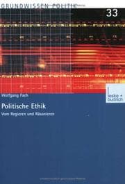 Tapa de Politische Ethik. Über moralische Konflikte im politischen Kontext