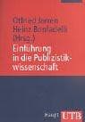 Tapa de Einfhrung in die Publizistikwissenschaft.