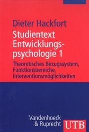 Tapa de Studientext Entwicklungspsychologie 1