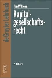 Tapa de Kapitalgesellschaftsrecht (De Gruyter Lehrbuch)