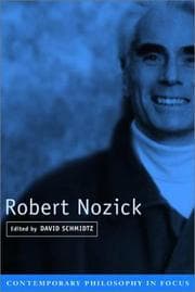 Tapa de Robert Nozick (Contemporary Philosophy in Focus)