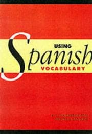 Tapa de Using Spanish vocabulary