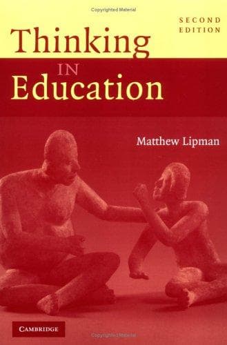 Tapa de Thinking in education