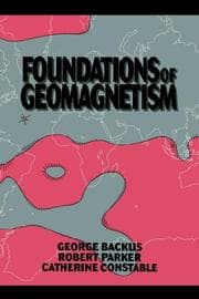 Tapa de Foundations of geomagnetism