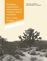 Tapa de Ecological communities and processes in a Mojave Desert ecosystem