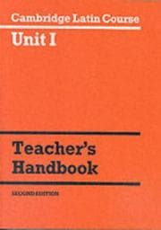 Tapa de Cambridge Latin Course Unit 1 Teacher's handbook
