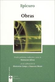 Tapa de Obras (CLASICOS DEL PENSAMIENTO) (Clasicos Del Pensamiento/ Thought Classics)