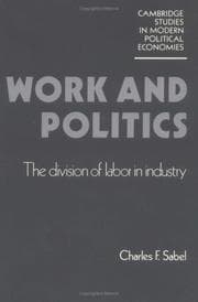 Tapa de Work and politics