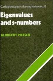 Tapa de Eigenvalues and s-numbers